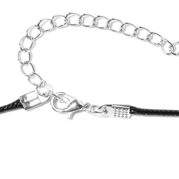 Natural Color Shell Pendant with Wax Necklace - Picture 2 of 3